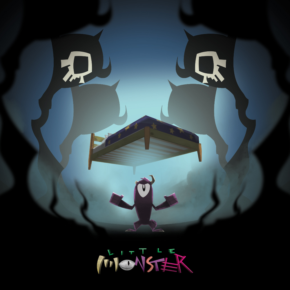 key art for Little Monster game
